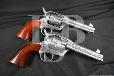 Uberti Cattleman 1873 Single-Action Army Pair .45 Colt Engraved ...