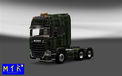 Scania Streamline Green Stripes Skin Modhub Us