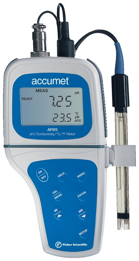 Fisherbrand Accumet Ap Portable Waterproof Ph Conductivity Meter Ap