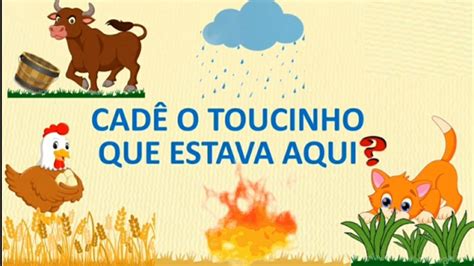 Parlenda Cadê o toucinho que estava aqui livro Aprender Juntos