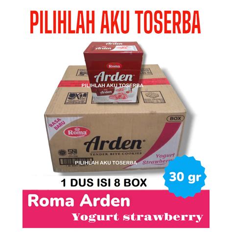 Jual Roma ARDEN YOGURT STRAWBERRY BOX HARGA 1 DUS Shopee Indonesia