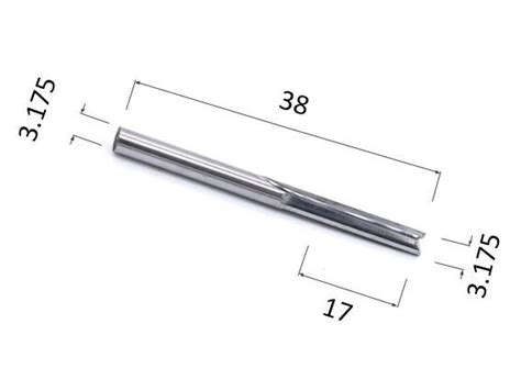 Концевая Прямая, Двухзаходная Фреза DJTOL Двухзаходная A2ZX6.25, 3 ...