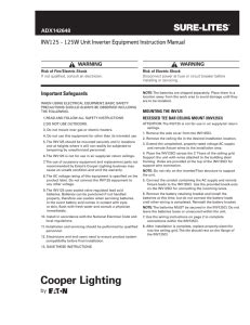 Iota IIS 125 SM Instruction Manual