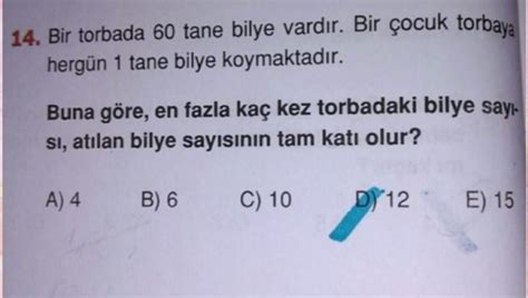 ÖSYM Tarzı Matematik Soruları TYT 2019 Kunduz