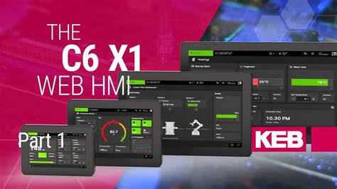 The New C X Web Hmi Part By Keb Automation Youtube