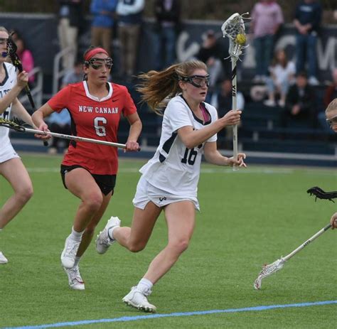 Playing For Injured Teammate New Canaan Dominates Wilton In Girls Lacrosse