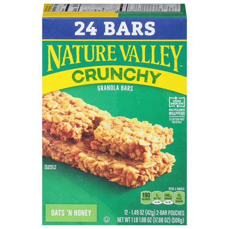 Save On Nature Valley Crunchy Granola Bars Oats N Honey 24 Ct Order