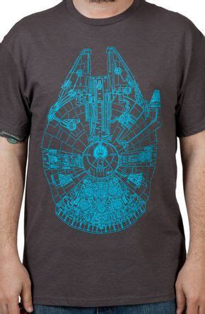 Charcoal Millenium Falcon Shirt Star Wars Mens T Shirt Camisa De