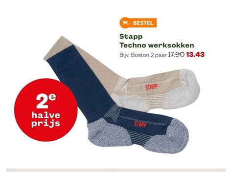 Stapp Techno Werksokken Aanbieding Bij Welkoop