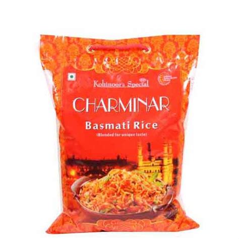 Charminar Basmati Rice 5 Kg Foodonn