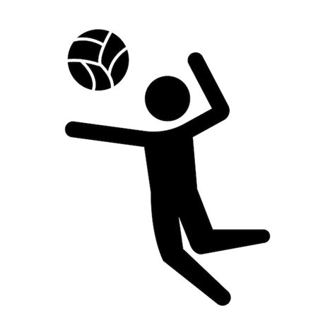 Piktogramm Volleyball Vektoren Und Illustrationen Zum Kostenlosen