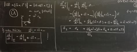 Tafelbilder Theoretische Physik I Mechanik Sommer 2013