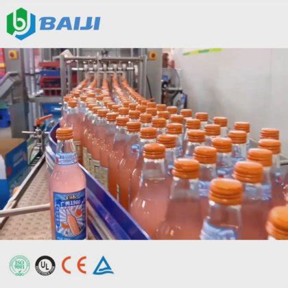 2000bph Full Automatic Glass Bottle Carbonated Beverage Soft Drink