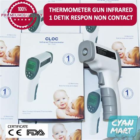 Jual Thermometer Infrared Gun Digital Alat Pengukur Suhu Tubuh Medis