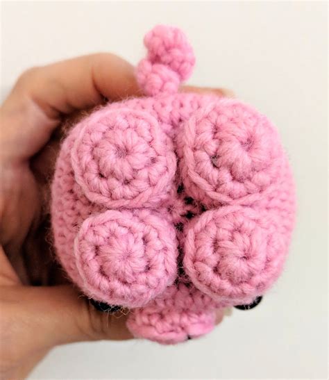 Cube Piggy Pig Amigurumi Pattern Crochet Pig Cute Crochet Crochet