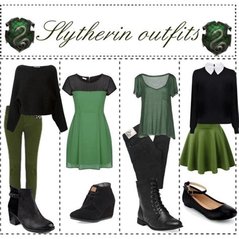 Slytherin Outfits By Ameliaroseoswald On Polyvore Harry Potter