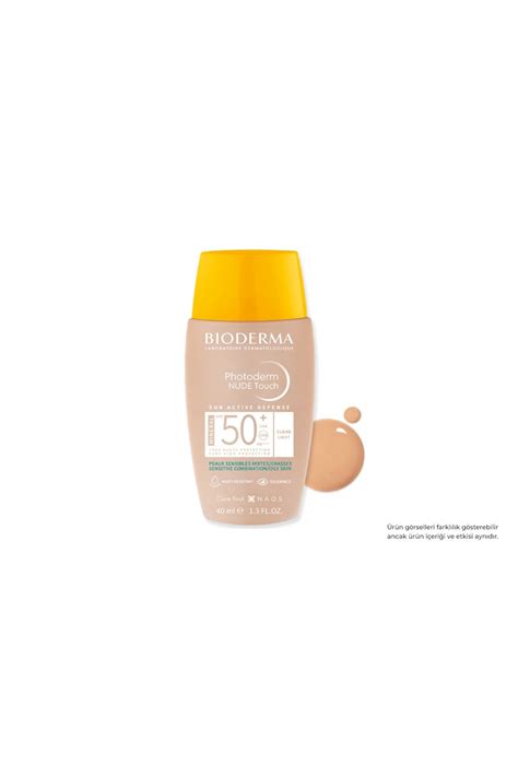Bioderma Photoderm Nude Touch SPF 50 Güneş Krem Light 40 ml Fiyatı Yorumları Trendyol