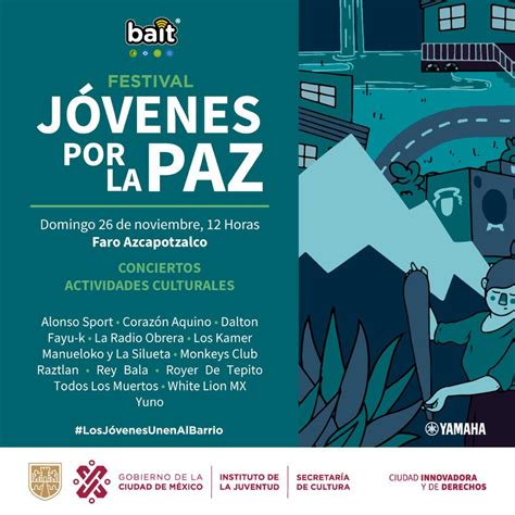 Invita Mart Batres A Cuatro Conciertos Del Festival J Venes Por La Paz