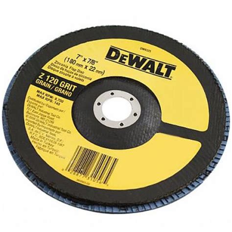 Disco Flap Dewalt Costado Fibra Angular Dw G