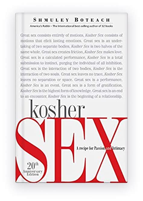 Kosher Sex A Recipe For Passion