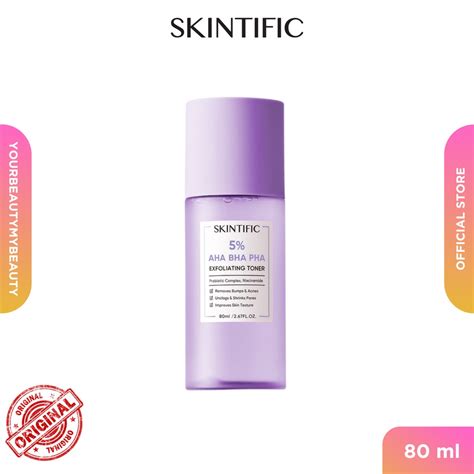 Jual Skintific Aha Bha Pha Exfoliating Toner Eksfoliasi Wajah