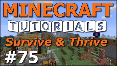 Minecraft Tutorials E75 Beacon Shrine Survive And Thrive Season 4