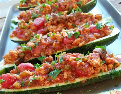 Italian Stuffed Zucchini Clean Food Crush