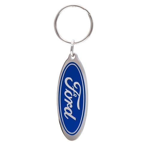 Plasticolor Ford Logo Enamel Key Chain