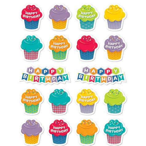 CREATIVE TEACHING PRESS HAPPY BIRTHDAY STICKERS 90CT CTP4383 ...