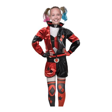 Costume Da Bambina Harley Quinn Per