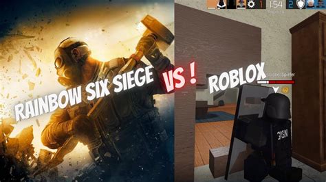 Rainbow Six Siege Vs Roblox Youtube