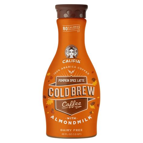 Califia Farms Pumpkin Spice Latte Cold Brew Coffee With Almond Milk 5