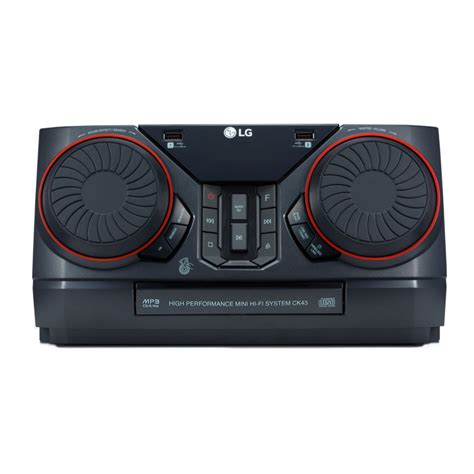 LG CK43 - Mini Hi-Fi System Manual | ManualsLib