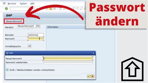Passwort eines SAP Benutzers einfach ändern Tipps Tricks
