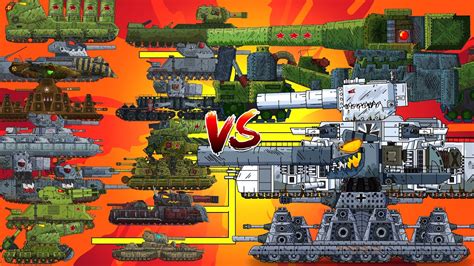 Все Серии Мега Танки Vs Мега Босс Супер Дора Гибрид Карл 44 и Кв 44