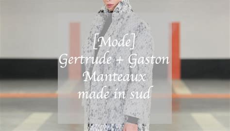 Gertrude + Gaston : à la découverte de l'élégance métropolitaine - Gomet'