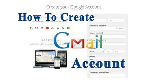 How To Create A Gmail Account How To Create An Email Id Youtube