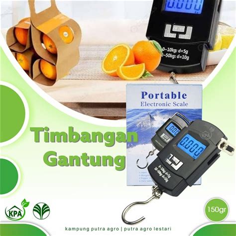 Timbangan Gantung Digital Portable Electronic Scale WH A08 Putra