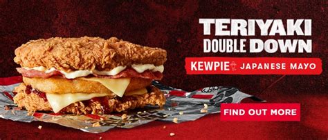 NEWS KFC Teriyaki Double Down Frugal Feeds Nz