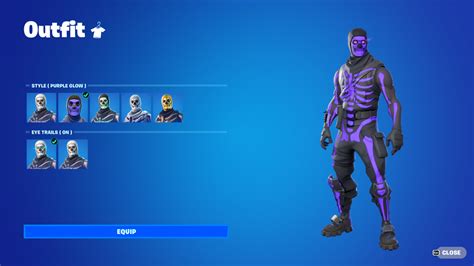 120 SKINS OG GHOUL TROOPER PINK OG SKULL TROOPER PURPLE BLACK KNIGHT