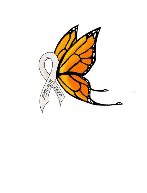 Butterfly cancer ribbon tattoo by fullmetal-mustang on DeviantArt