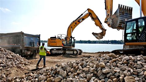 Photos: Buckeye Lake dam project nears completion