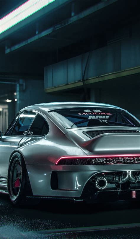 Download wallpaper Porsche, Cyberpunk 2077, Cyberpunk, Cyberpunk ...