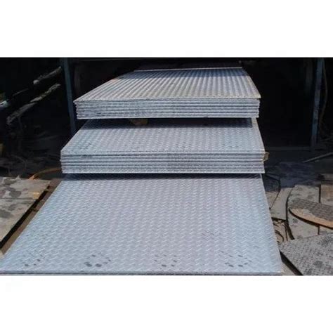 Galvanised Hot Rolled Chequered Plate Thickness Mm At Rs Kilogram In Mehsana