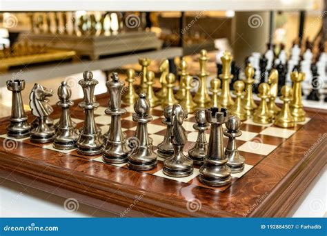 Luxury Chess Board Decoration Stock Image - Image of chess, board ...