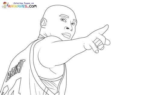 Dibujos De Kobe Bryant Para Colorear