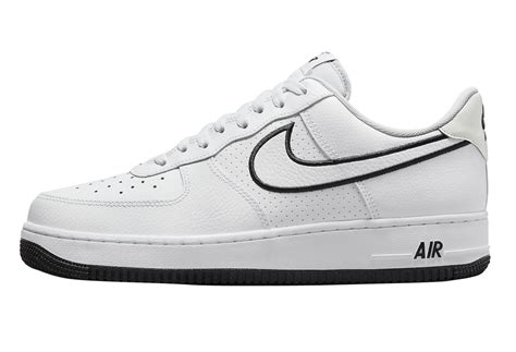 Nike Air Force 1 Low White Black Embroidered Swooshes FJ4211-100 ...