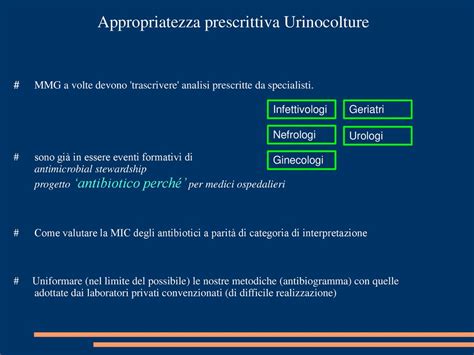 APPROPRIATEZZA PRESCRITTIVA PER INDAGINI MICROBIOLOGICHE Ppt Scaricare