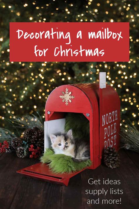 Mailbox Decoration For Christmas Ideas To Make Your Mailbox Stand Out