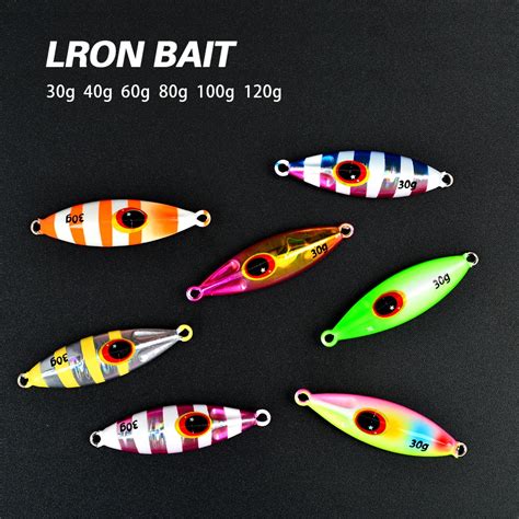 Luminous Customised Slow Bee Metal Jig Pitch Jigging Lure Vertical 40g